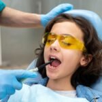 A toddler's first visit to a special needs pediatric dentist in San Diego for a preventive checkup.